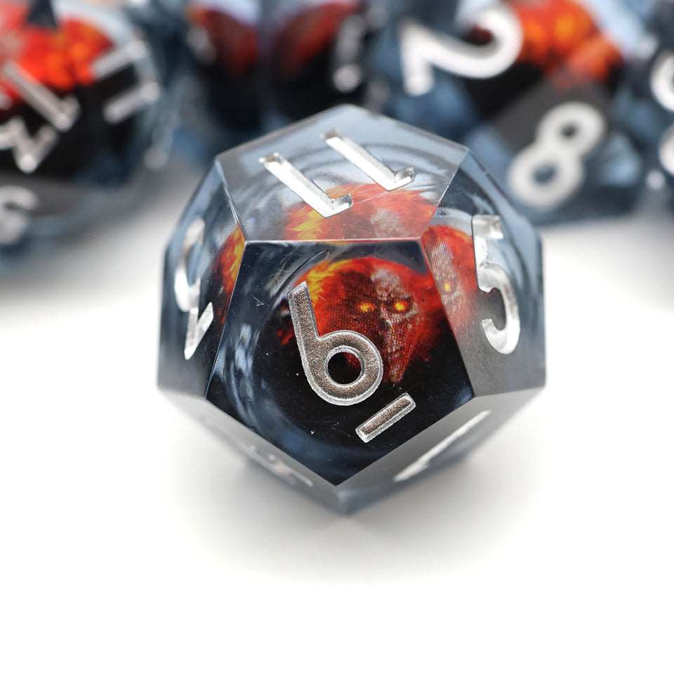 Blazing Skull | Moving Core | 7 Piece Set - Tabletop Dominion