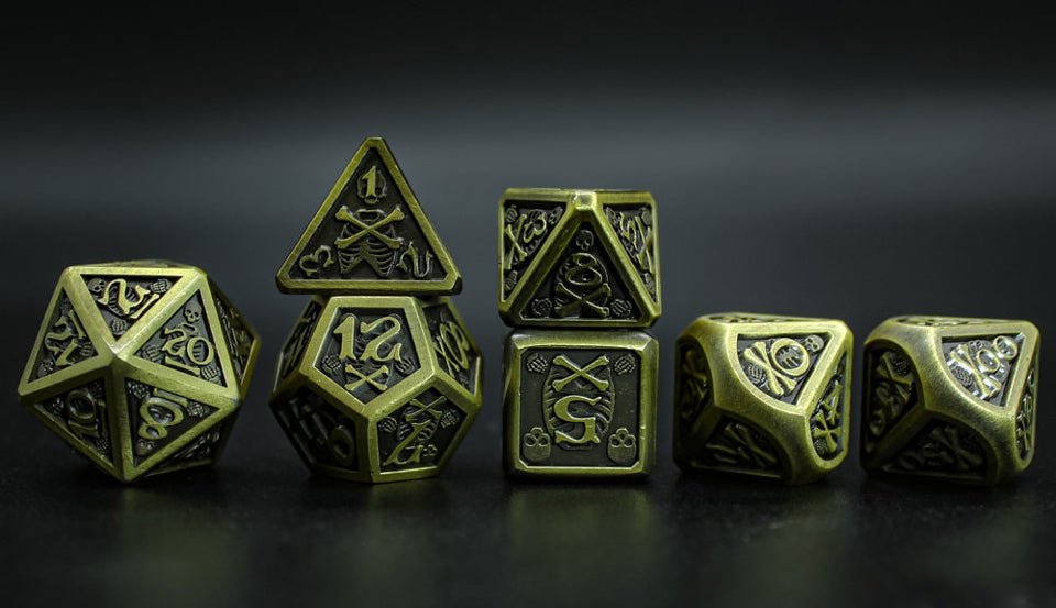 Boneshadow | Solid Metal | 7 Piece Set - Tabletop Dominion