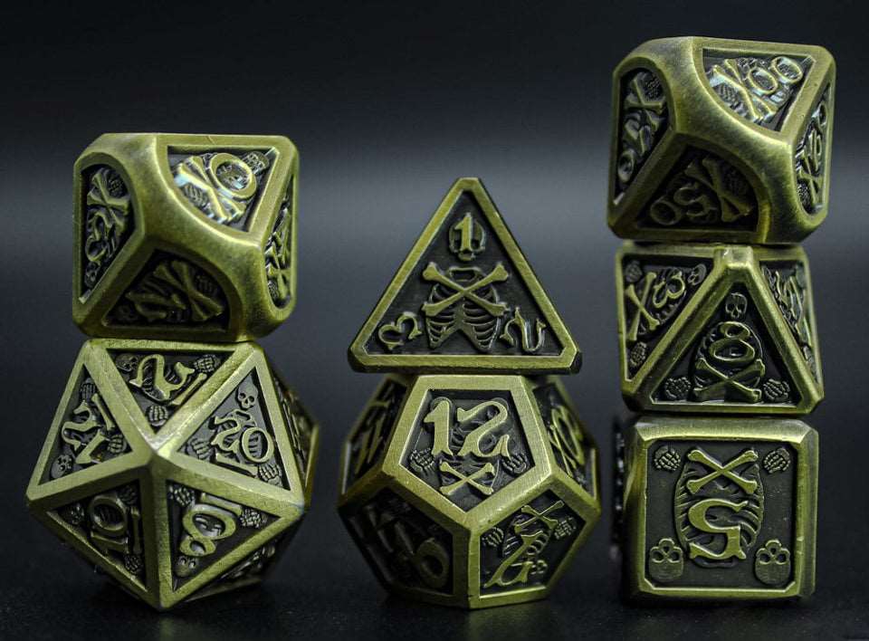 Boneshadow | Solid Metal | 7 Piece Set - Tabletop Dominion