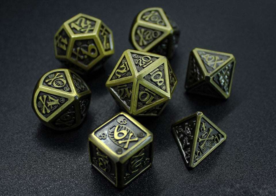 Boneshadow | Solid Metal | 7 Piece Set - Tabletop Dominion