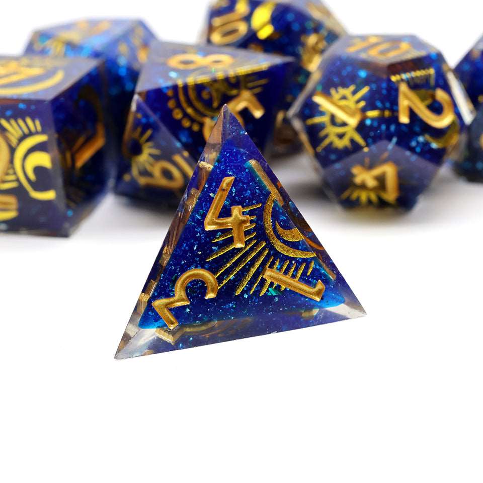 Celestial Body | Art Core Dice| 7 Piece Set - Tabletop Dominion