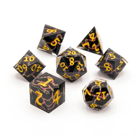 Shifting Sands | Art Core Dice| 7 Piece Set