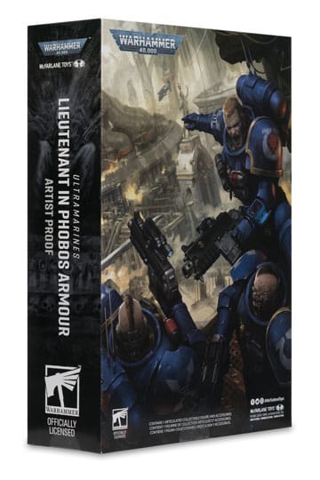 Warhammer 40,000 Action Figure Lieutenant in Phobos Armor (Ultramarines) (Artist Proof) 18 cm