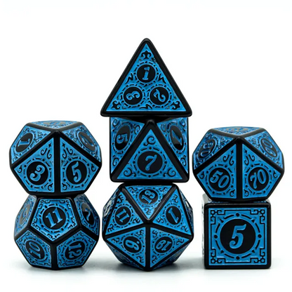 Celestial Runes | Acrylic Dice | 7 Piece Set