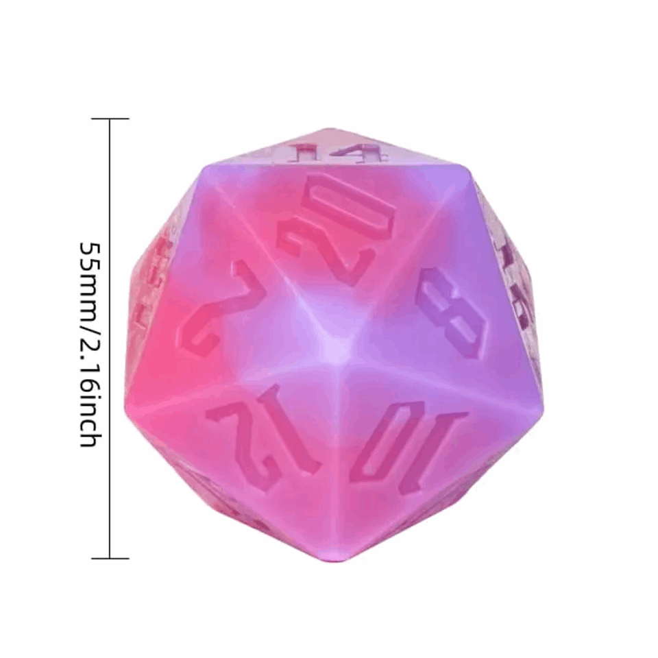 Critical Cleanse | 55mm D20 Soap | Rose & Purple