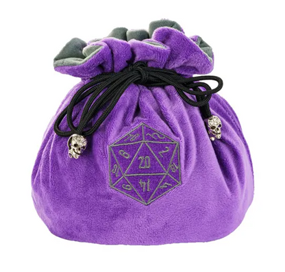 Velvet Vault | Super-Soft Large Dice Bag | Purple