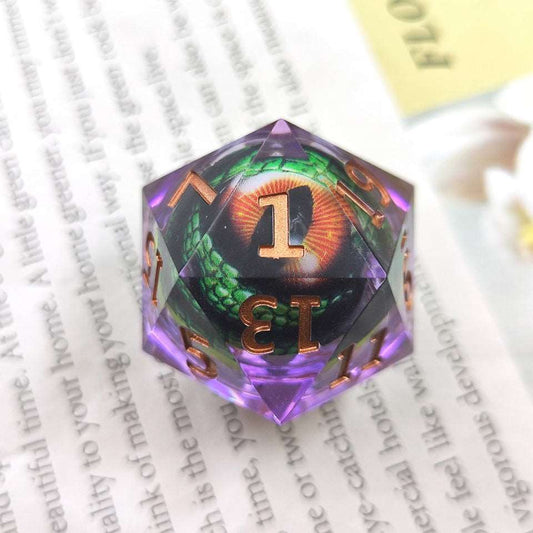 Eye of Fate | 33mm D20 | Oversized Moving Eye - Tabletop Dominion