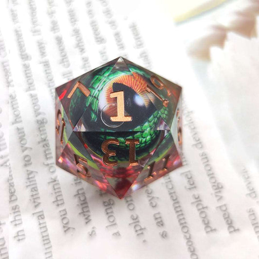 Eye of Fortune 2 | 33mm D20 | Oversized Moving Eye - Tabletop Dominion