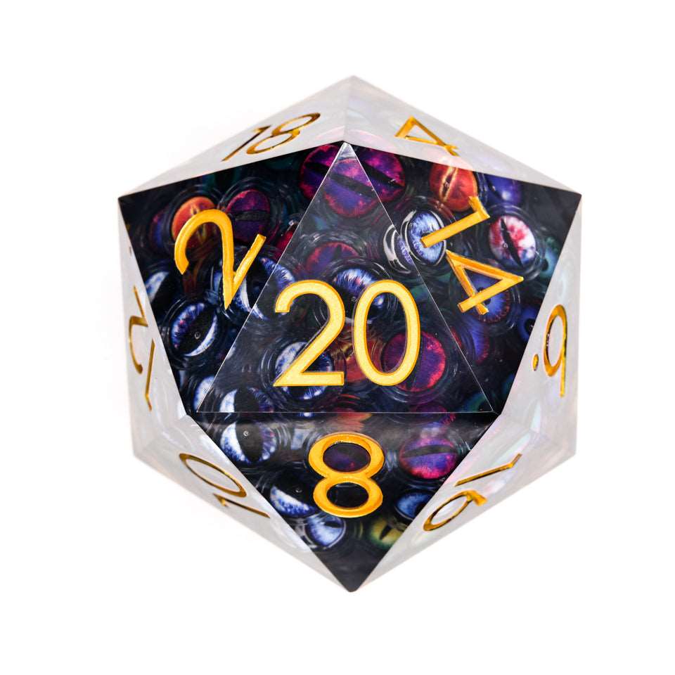 Eyes of Chaos | 85mm D20 | Super - sized Moving Eye - Tabletop Dominion