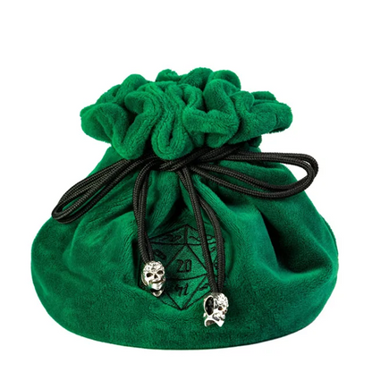 Velvet Vault | Super-Soft Large Dice Bag | Green