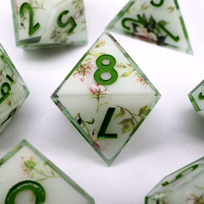 Floral Notes | Art Core Dice| 7 Piece Set - Tabletop Dominion