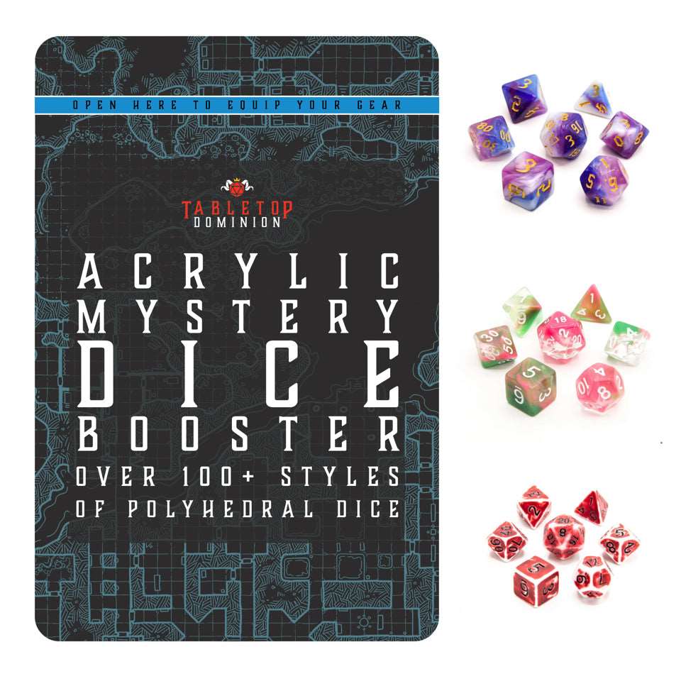 Free Acrylic Mystery Dice Bag - Tabletop Dominion