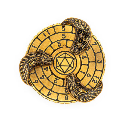 Prophecy Wheel | Dice Spinner | Ancient Gold