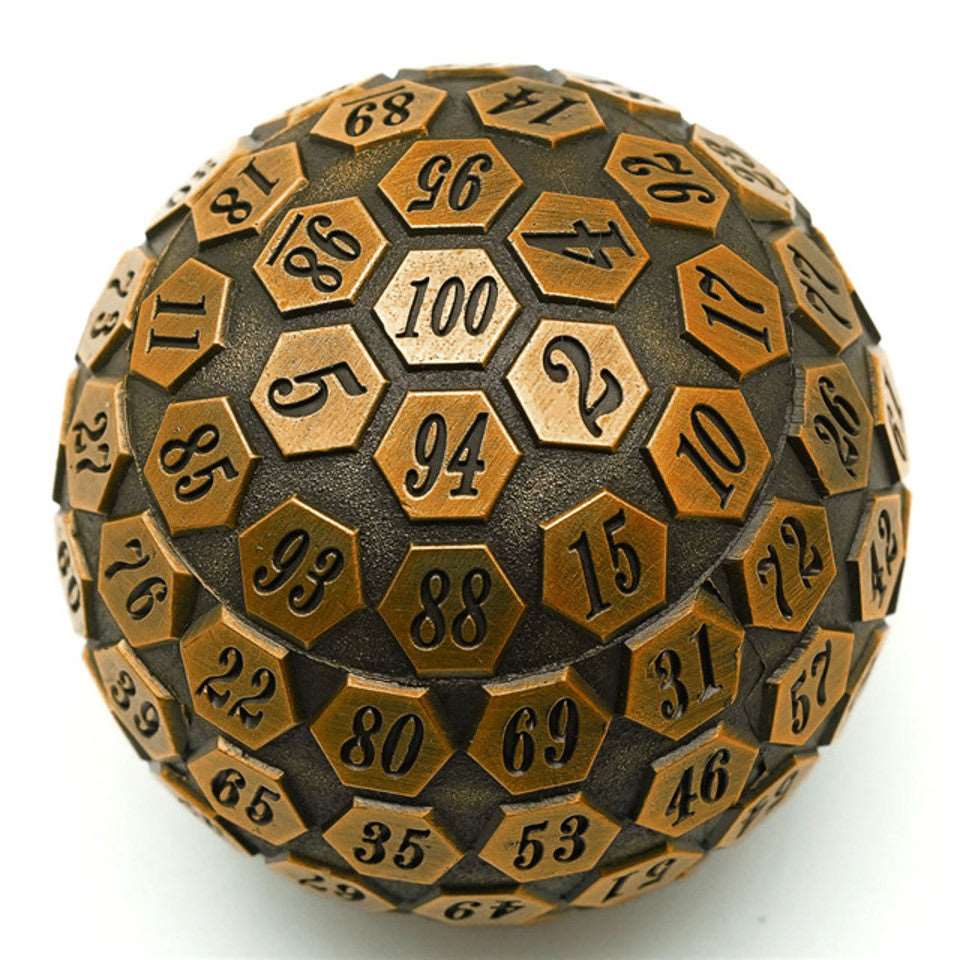 Gold Oracle | 45mm D100 | Metal - Tabletop Dominion