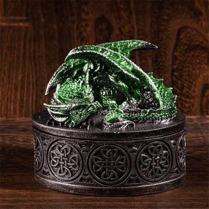 Guardian's Keep | Cast Resin Dice Box | Green - Tabletop Dominion