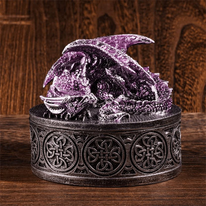 Guardian's Keep | Cast Resin Dice Box | Purple - Tabletop Dominion