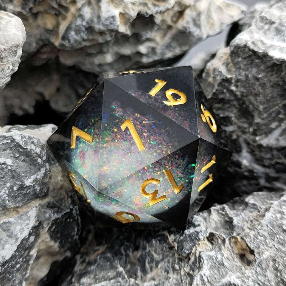 Arcane Cosmos | 33mm D20 | Oversized Liquid Core