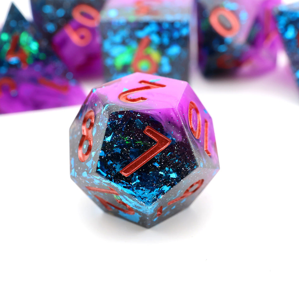 Void Walker | Sharp Edge Dice | 7 Piece Set