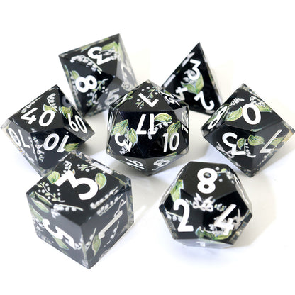 Midnight Moondrop | Art Core Dice| 7 Piece Set