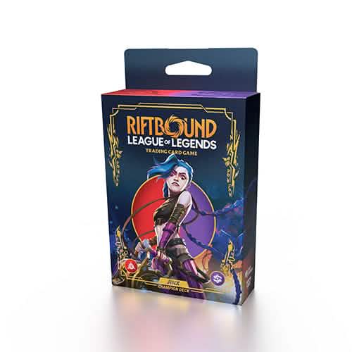 Riftbound: Origins | Jinx Champion Deck | League of Legends Trading Card Game Tabletop Dominion Riftbound: Origins | Jinx Champion Deck | League of Legends Trading Card Game Tabletop Dominion
