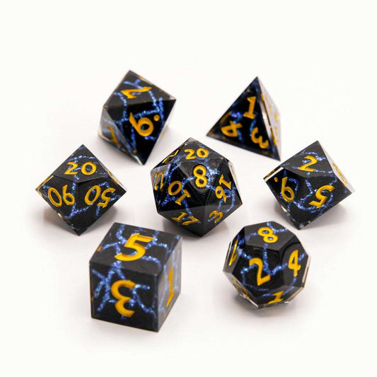 Cosmic Fracture | Art Core Dice| 7 Piece Set