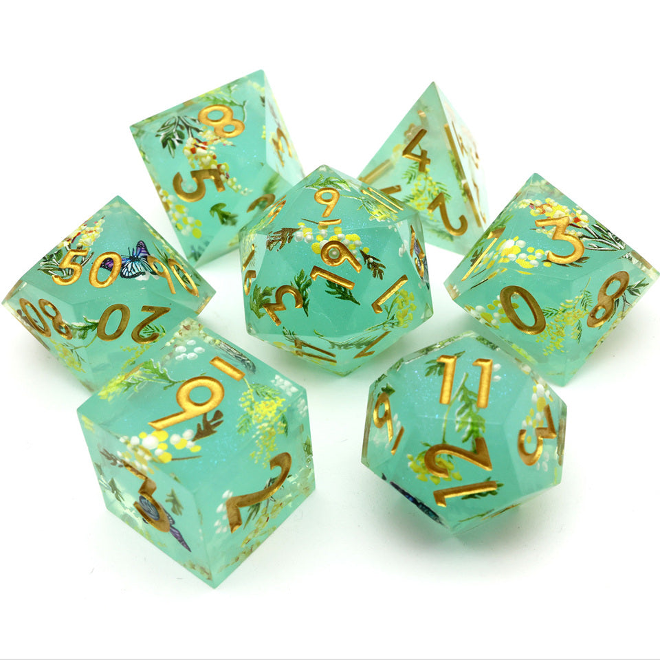 Summer Court | Art Core Dice| 7 Piece Set