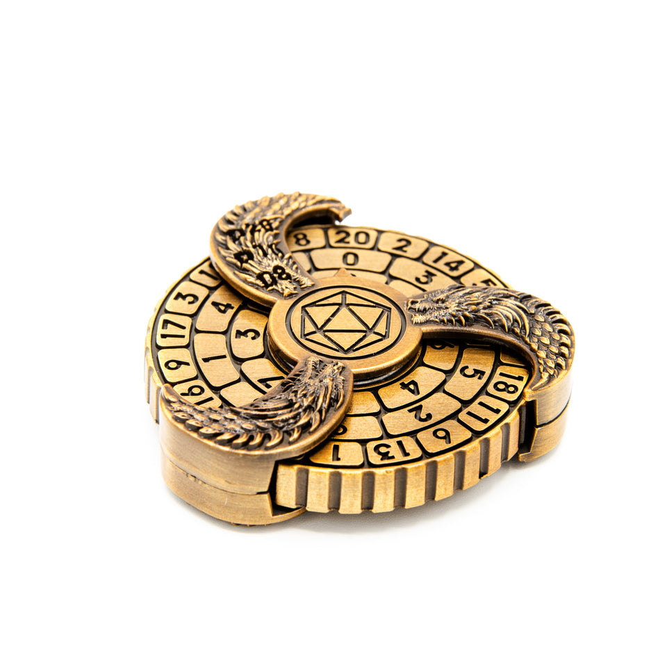 Prophecy Wheel | Dice Spinner | Ancient Gold