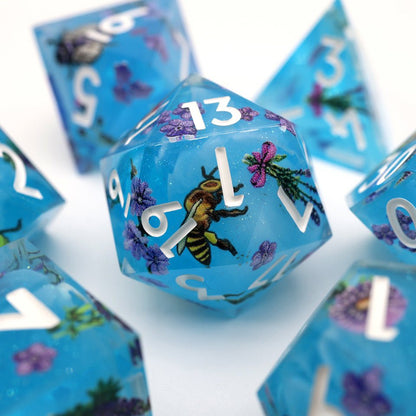 Little Familiars | Art Core Dice| 7 Piece Set - Tabletop Dominion