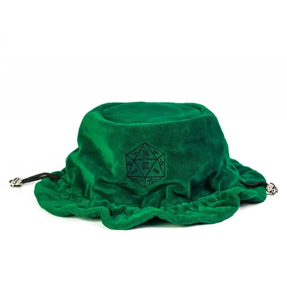 Velvet Vault | Super-Soft Large Dice Bag | Green