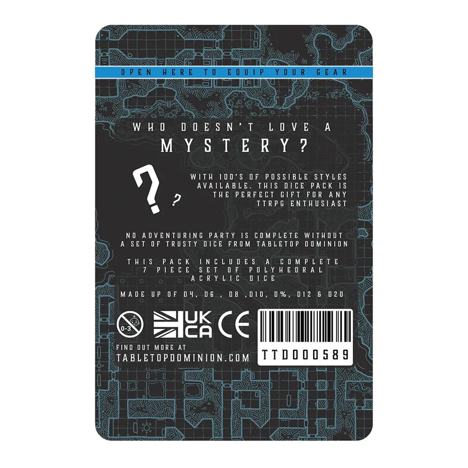 Mystery Dice Booster | Acrylic Set - Tabletop Dominion