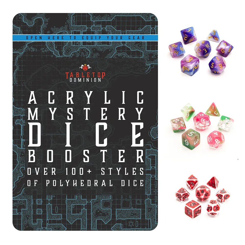 Mystery Dice Booster | Acrylic Set - Tabletop Dominion