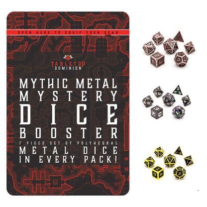 dice masters booster box Mystery Dice Booster | Solid Metal Dice