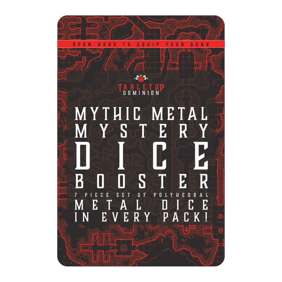 mystery booster 1 box Mystery Dice Booster | Solid Metal Dice