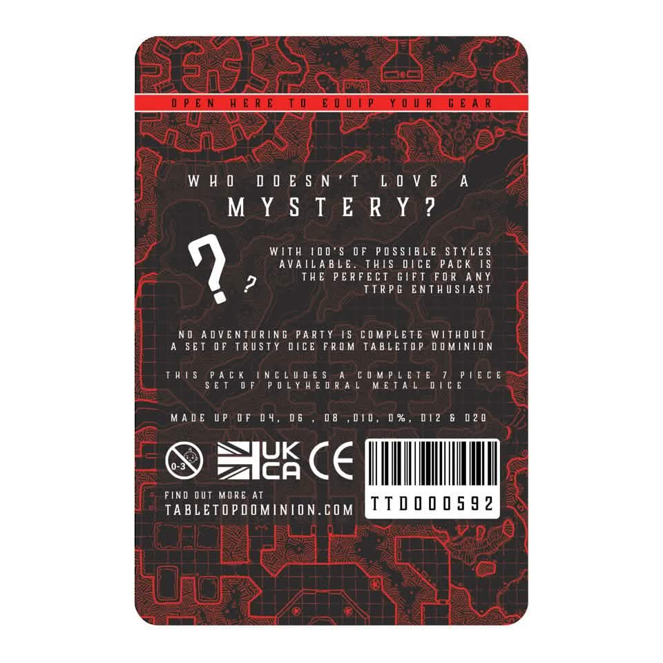 dice masters booster box Mystery Dice Booster | Solid Metal Dice