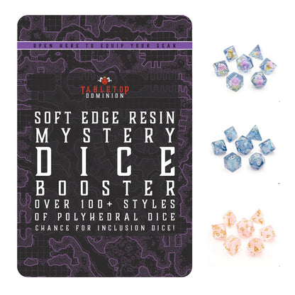 Mystery Dice Booster | Soft Edge Resin Set - Tabletop Dominion