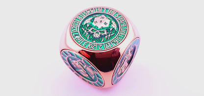 Talisman of Omens | DND Dice Spinner | Copper Green