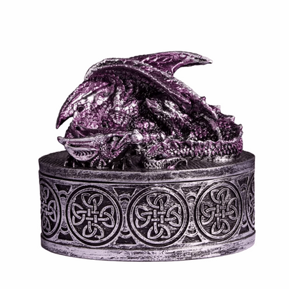 Guardian's Keep | Cast Resin Dice Box | Purple