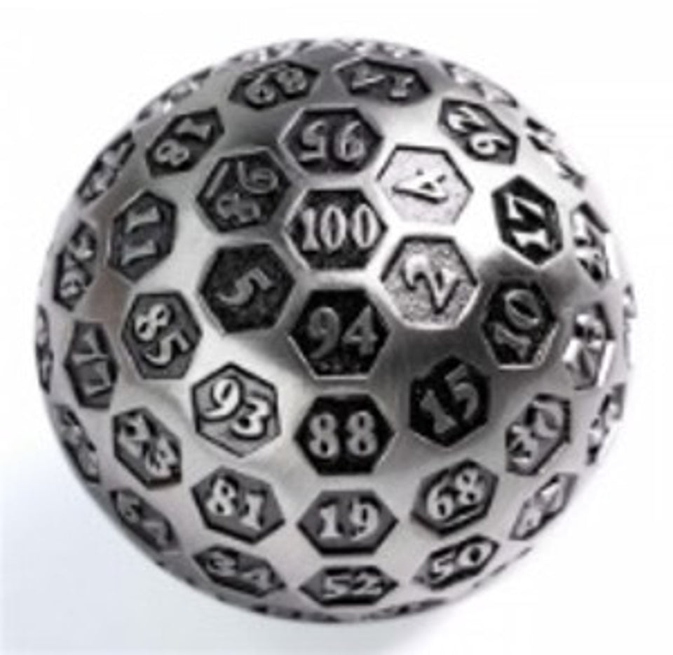 D100 | Metal | Gunmetal | 45mm