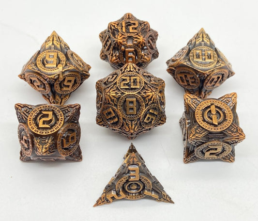 Quantum Relic | Solid Metal | 7 Piece Set - Tabletop Dominion