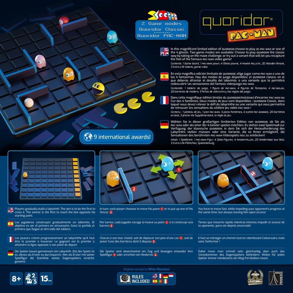 Quoridor PAC - MAN | Board Game - Tabletop Dominion