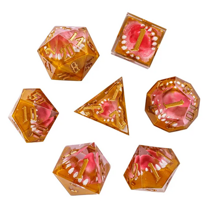 Mimic's Clutch | Sharp Edge Dice | 7 Piece Set