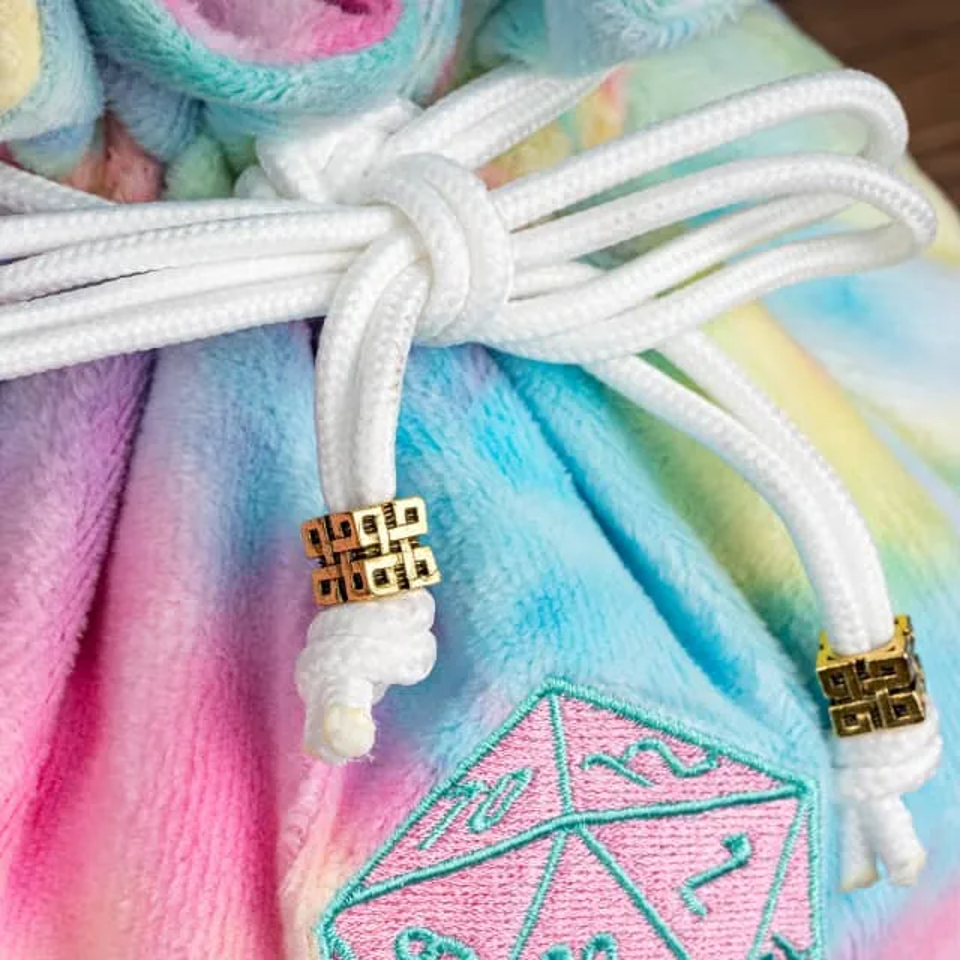 Velvet Vault | Super-Soft Large Dice Bag | Rainbow