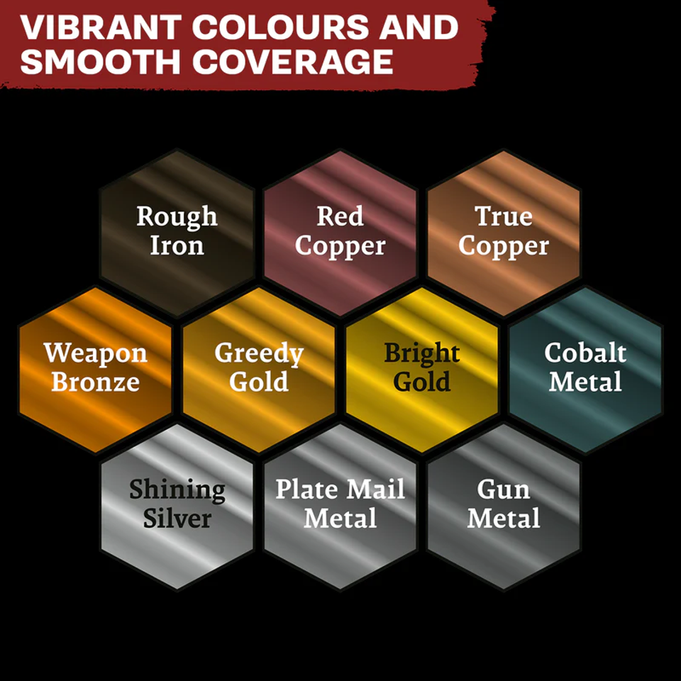 The Army Painter | Warpaints Fanatic Metallics Paint Set