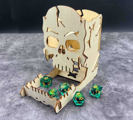 Skull's Keep | Wooden Dice Tower - Tabletop Dominion