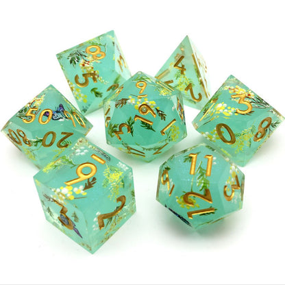 Summer Court | Art Core Dice| 7 Piece Set - Tabletop Dominion