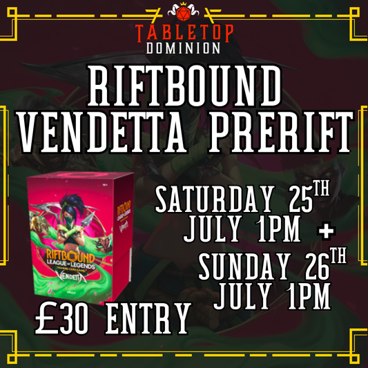 Riftbound: League of Legends TCG - Set 4: Vendetta Pre-Rift Event | Saturday 25th July