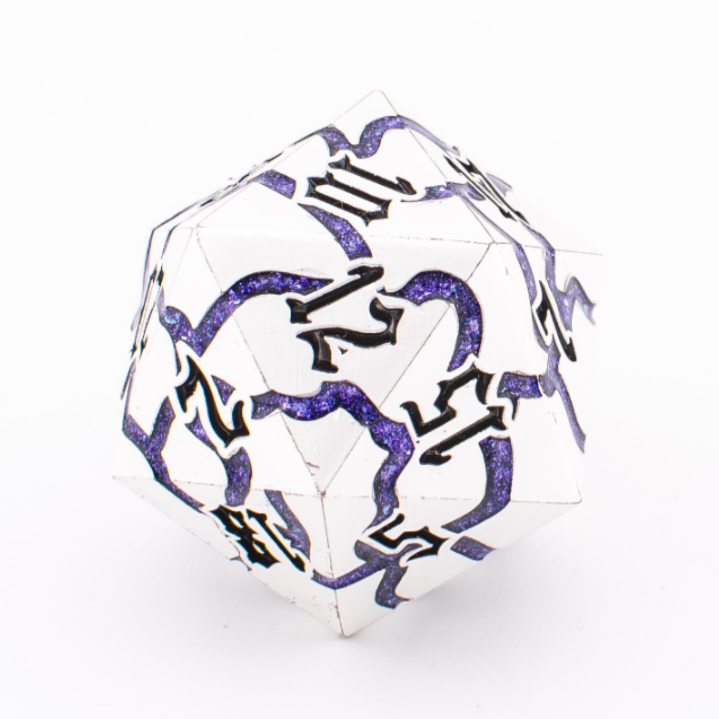 Astral Ore | Oversized D20 | Solid Metal | Single Die