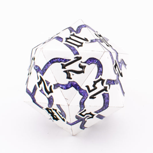 Astral Ore | Oversized D20 | Solid Metal | Single Die