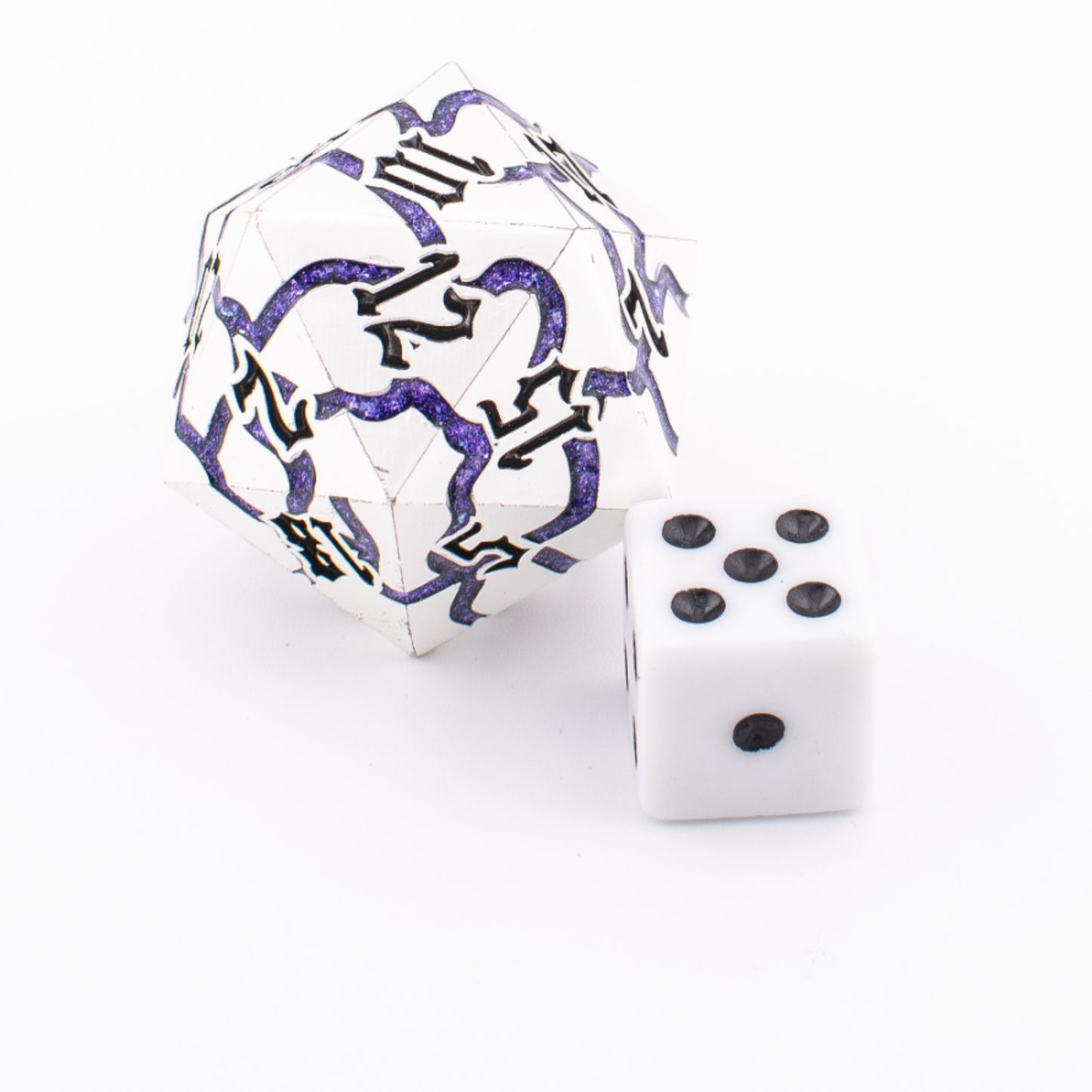 Astral Ore | Oversized D20 | Solid Metal | Single Die