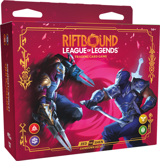 Riftbound: League of Legends TCG - Set 4: Vendetta Showdown Decks: Zed vs. Shen